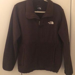 Brown North Face Denali jacket women’s